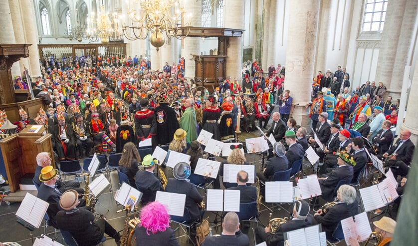 <p>Normaal zit de Grote Kerk vol.</p>