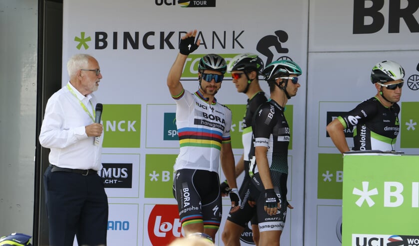 Vlissingen decor van tijdrit in BinckBank Tour
