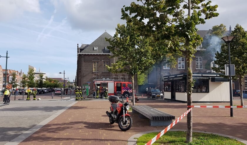 Brand bij friettent De Fer