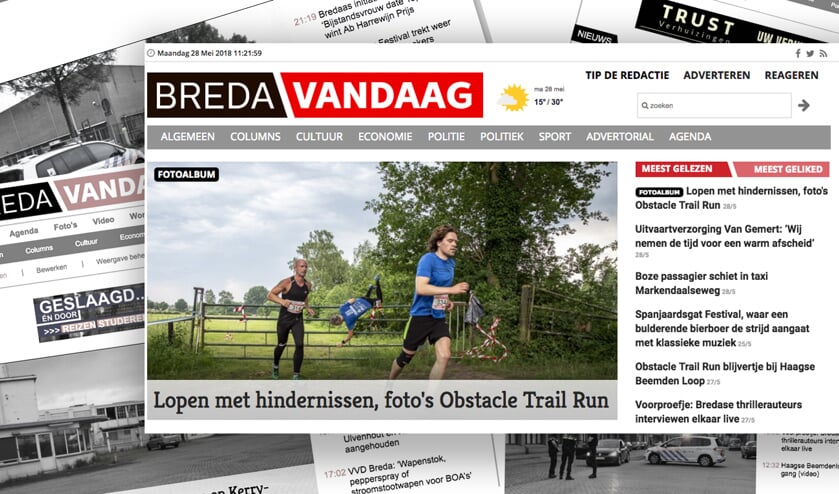 Het nieuwe uiterlijk. BredaVandaag heeft vanaf maandag 28 mei een nieuw uiterlijk.