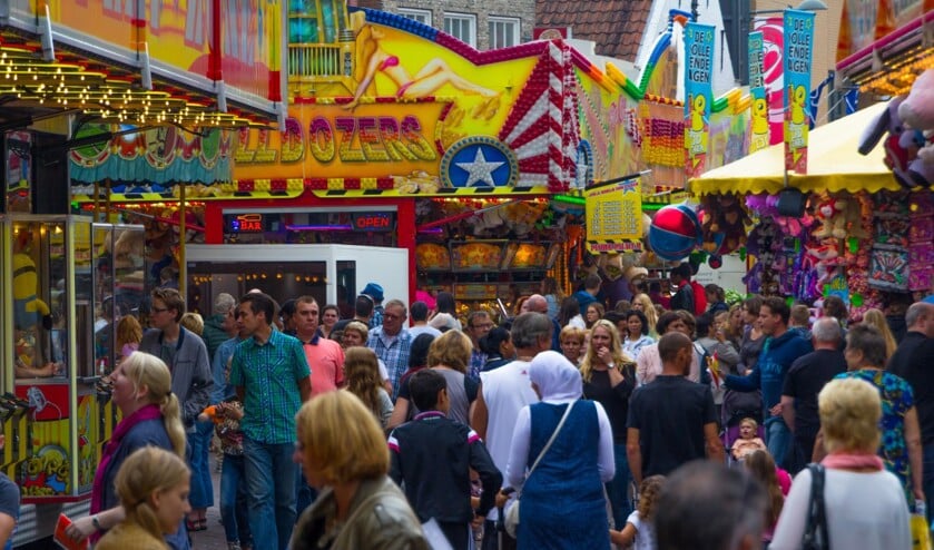 De kermis in Roosendaal trekt ongeveer 230.000 bezoekers. ARCHIEFFOTO