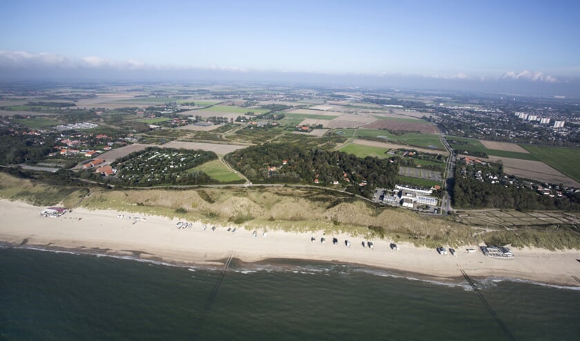De duinen bij Dishoek.