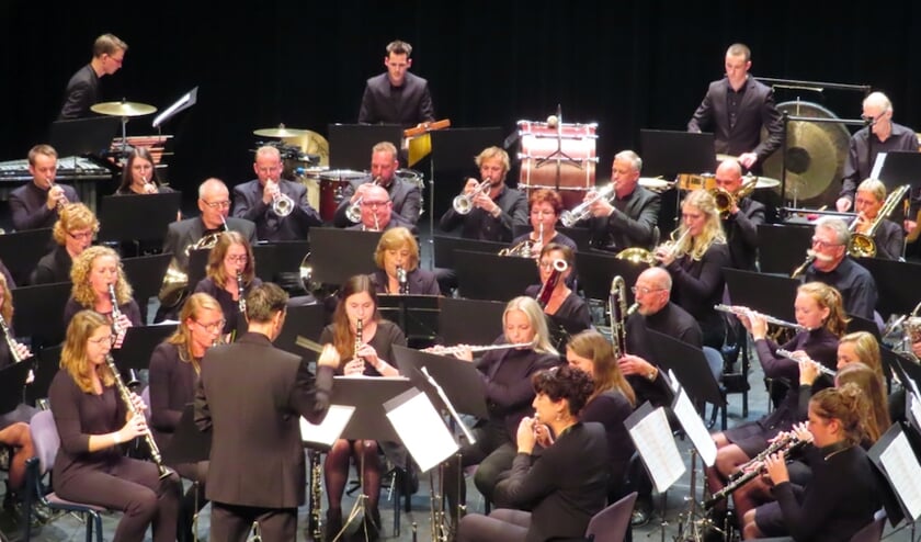 Het harmonieorkest van KMV Concordia.