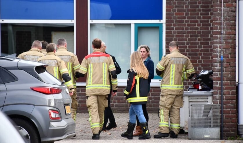 De brandweer kwam ook ter plekke.