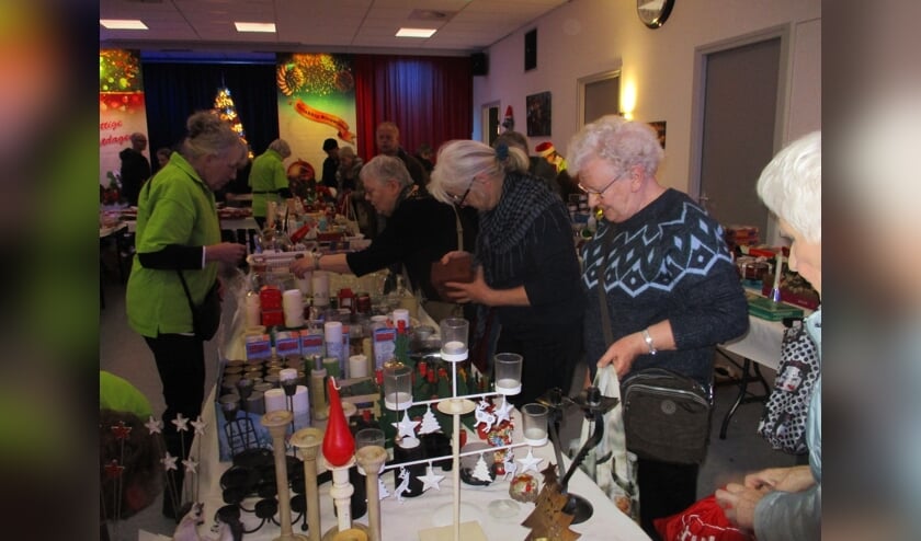 De kerstmarkt in Helwijk.