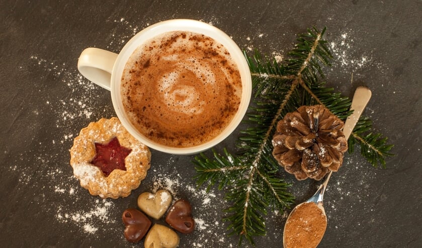 Heerlijke hapjes op de kerstviering.