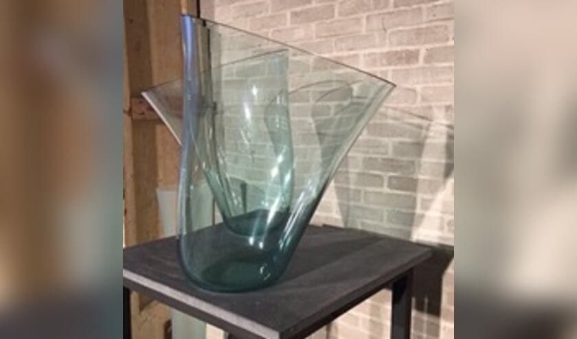 Werk glaskunstenaar Bert Frijns. FOTO KUNSTKRING THOLEN
