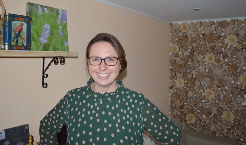 Coach Stephanie Waebeke in haar praktijk.