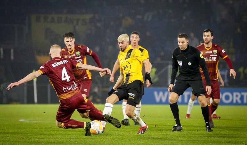 Pol van Boekel floot eerder dit jaar onder de wedstrijd tussen NAC en ADO Den Haag.