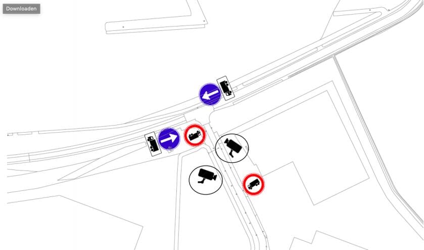 Gemeente Breda gaat camera's plaatsen in het buitengebied om sluipverkeer van vrachtwagens tegen te gaan