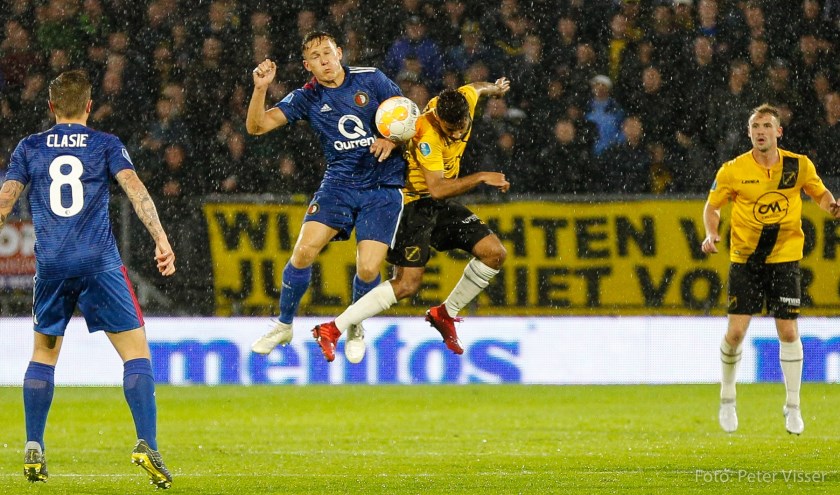 NAC verliest op 24 april kansloos van Feyenoord.