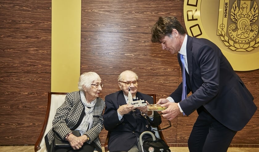Paul Depla en het echtpaar Slowinski.