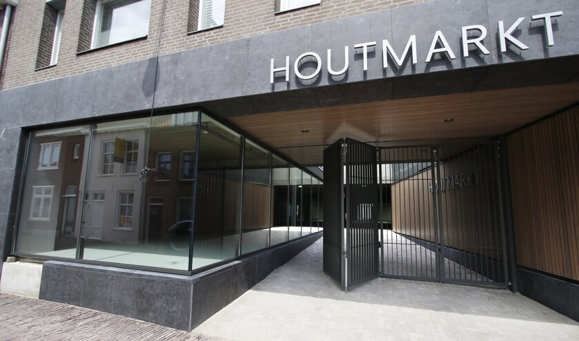 De nieuwe Houtmarkt krijgt steeds meer vorm. De toegang vanaf Molsparking.