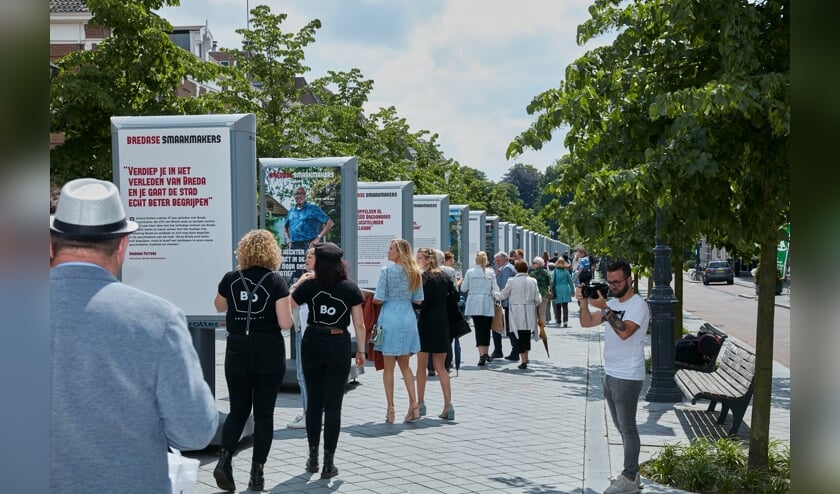 De tentoonstelling van de Smaakmakers in de Willemstraat.