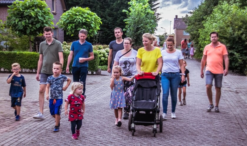Gemiddeld liepen er iedere avond zo'n 170 personen mee.