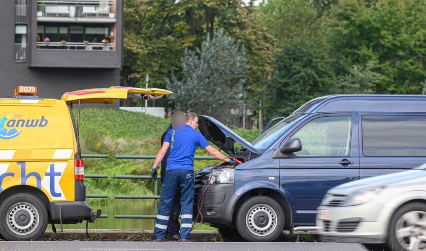 De wegenwacht moest er aan te pas komen.