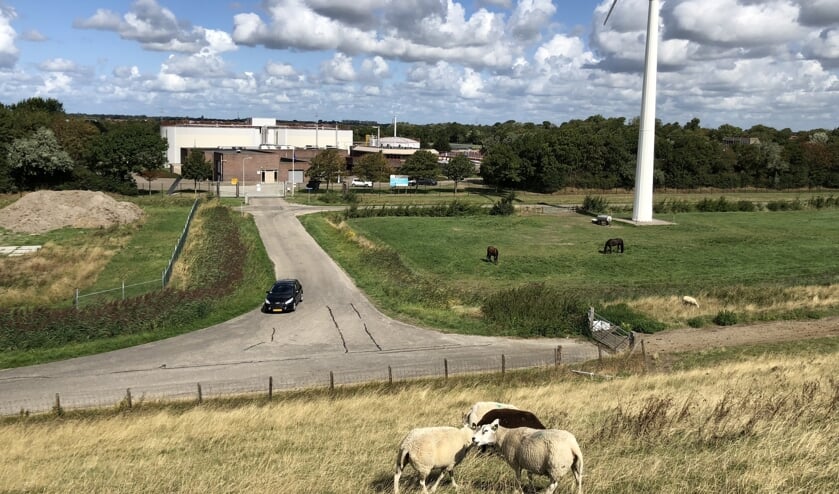 De rioolwaterzuivering in Ritthem.