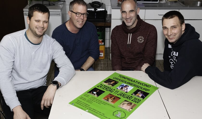 V.l.n.r. Mitchel Verstijlen, Marco Jacobs, Raoul Heijnen en Gudo Palings.