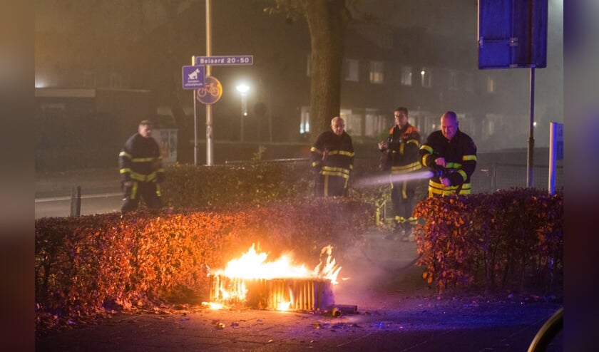 De brandweer heeft de brand geblust.