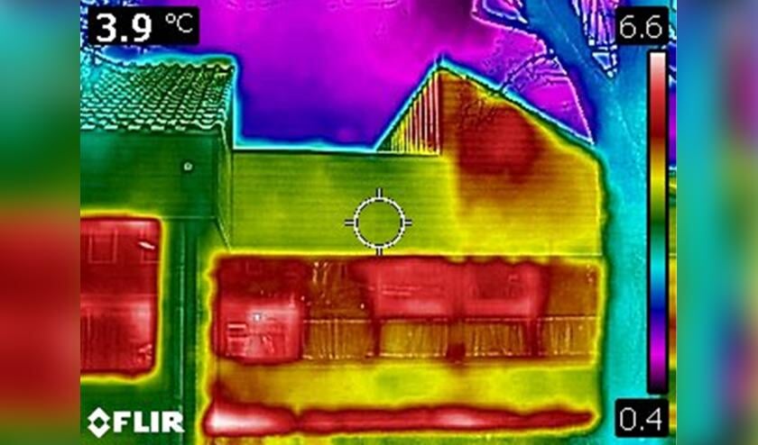 Team maakt warmtescans van Borselse huizen