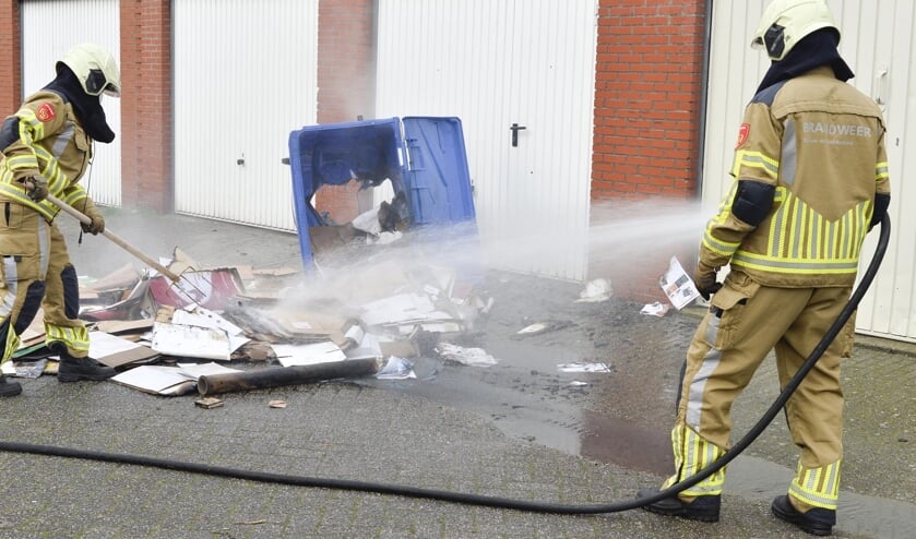 De brandweer had de brand snel onder controle.