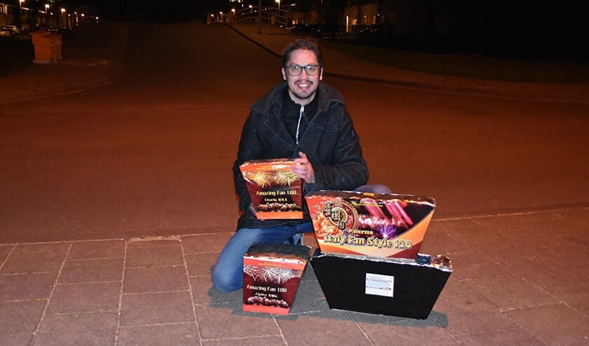 Tim Mulders zou een algeheel vuurwerkverbod 'erg jammer' vinden PRIVÉFOTO
