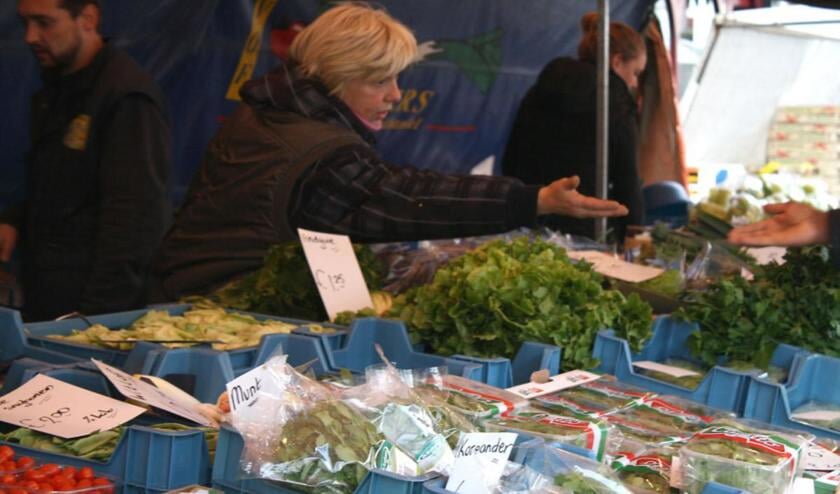 Foto ter illustratie: de weekmarkt in 2016.
