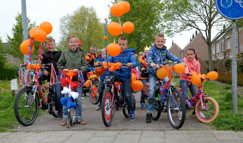 Een optocht met versierde fietsen zit er dit jaar niet in.