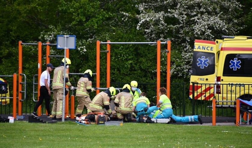 Man ernstig gewond na val op street-workoutpark in Middelburg