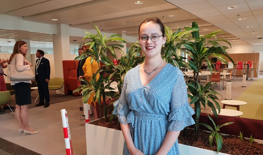 Babette Leenhouts mocht vandaag aanschuiven bij de Koning