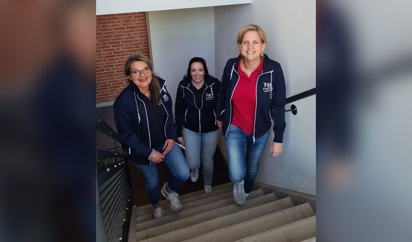 Van links naar rechts, Eveline de Smidt, Anniek de Korte en Véronique Dickhoff.