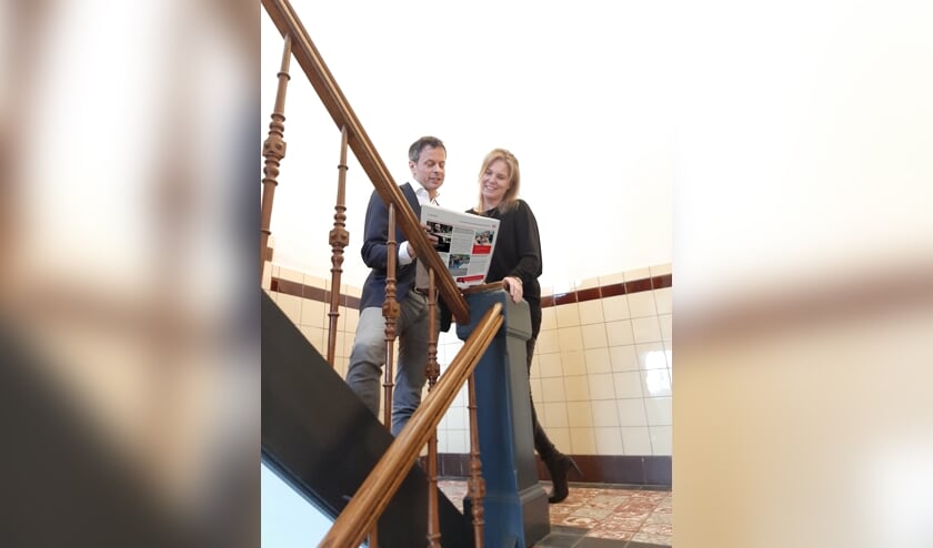 Directeuren Monique Elst en Luuk Roozeboom van Uitgeverij de Bode.