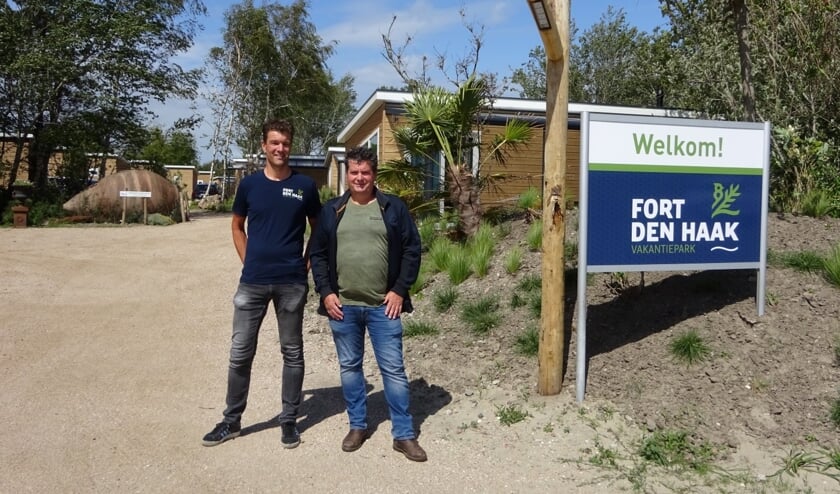 Marcel Koole en John Kodde van Vakantiepark Fort den Haak.