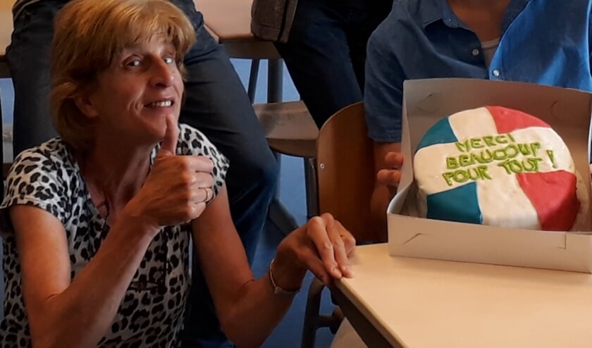 Gerritdien Burink-Vreeken neemt afscheid van het Markland College.