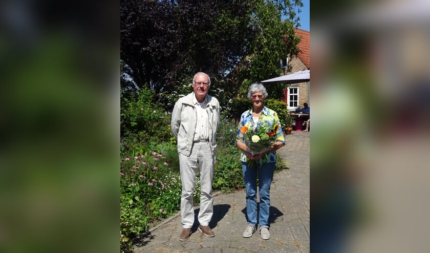 Lenie met echtgenoot Jan Biemans