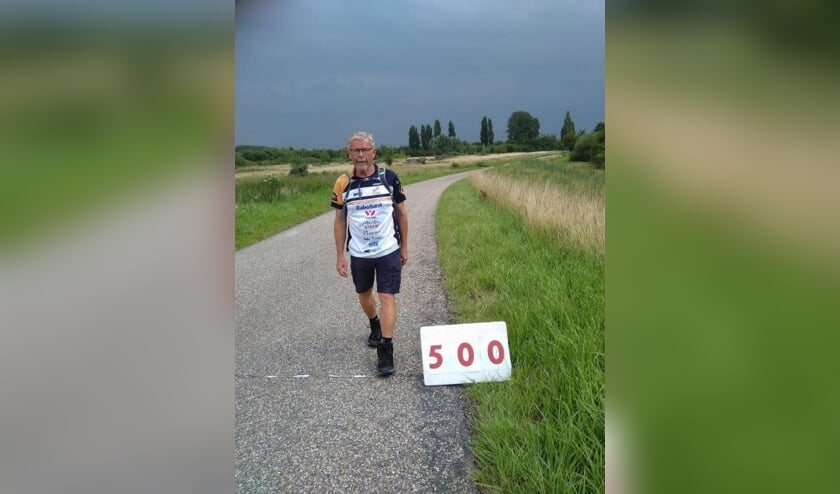 Peter de Vos is al bijna 750 kilometer onderweg