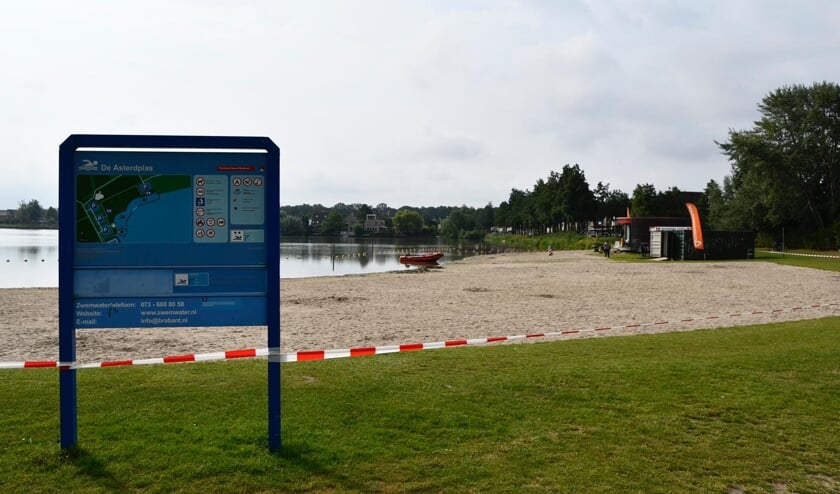De Asterdplas is momenteel nog afgesloten.