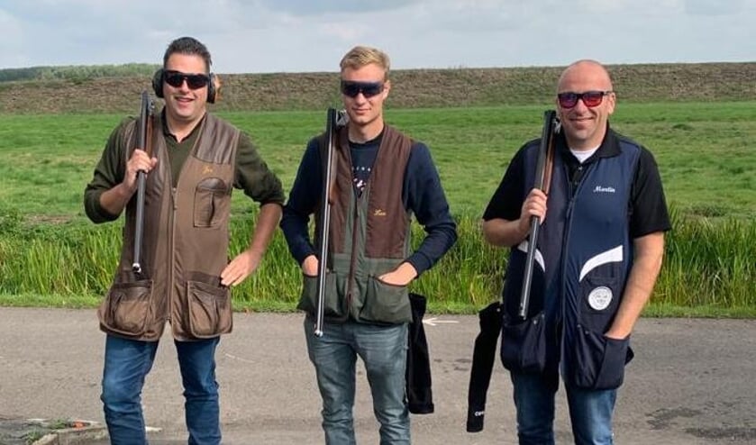 Team Doublet, met Jan Werri, Lau de Jager en Martin van der Kuijl (vlnr).