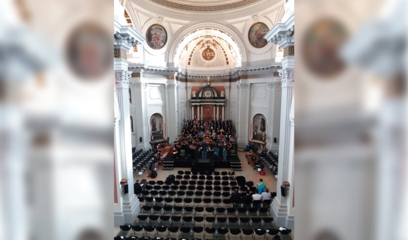 <p>Koorrepetitie 2017.</p>