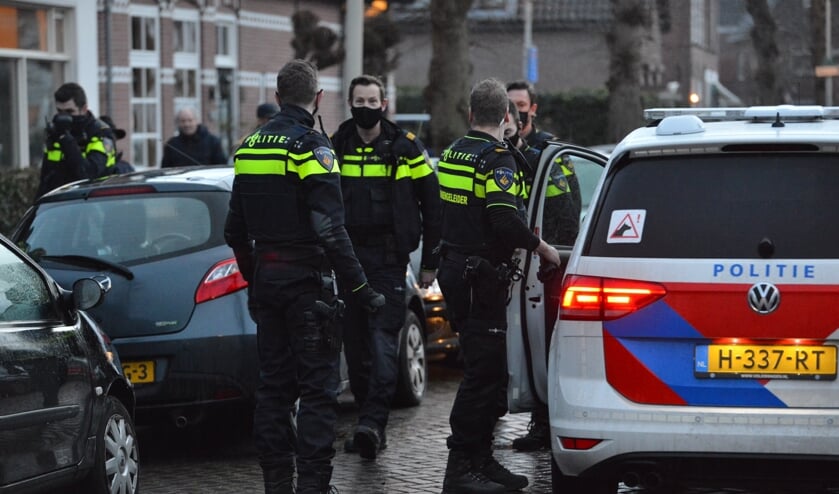 <p>Veel politie kwam ter plaatse.</p>