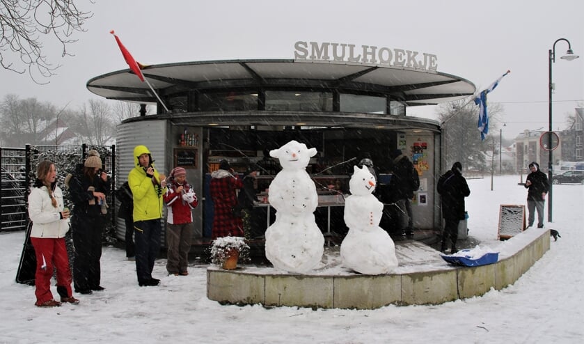 Sneeuwpret in Middelburg