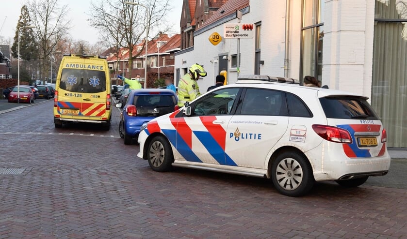 De politie en ambulance kwamen ter plaatse.