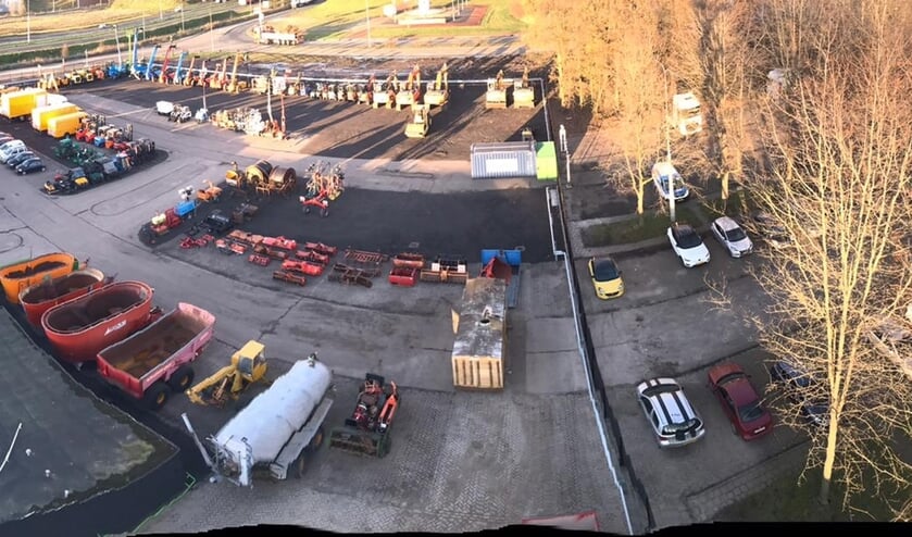 Klein gedeelte van huidige opgeknapte terrein