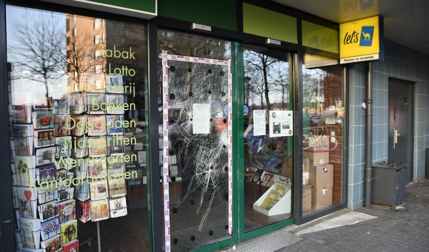 <p>Schade aan een winkel in Tuinzigt</p>