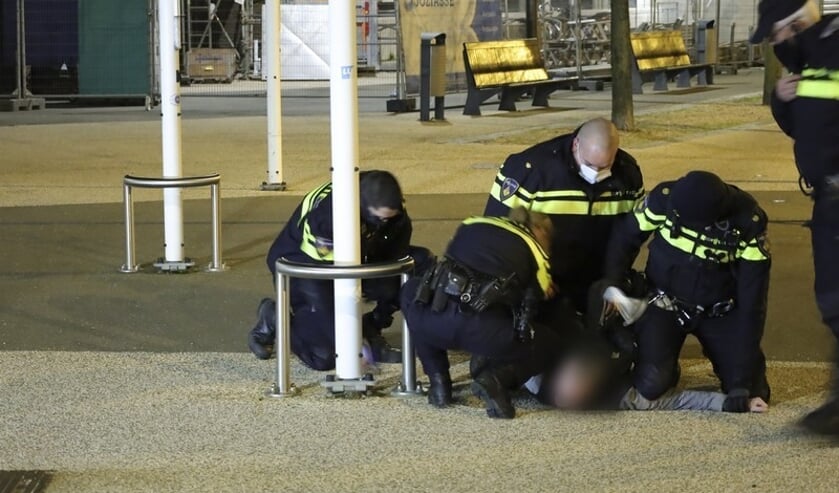 Aanhoudingen bij protest in Vlissingen