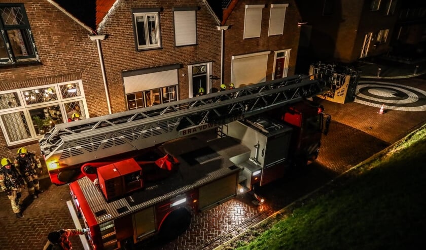 De brandweer kon na een half uur weer terugkeren.
