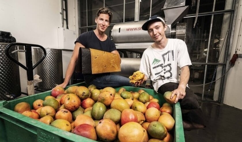 <p>Koen Meerkerk en Hugo de Boon van Fruitleather </p>