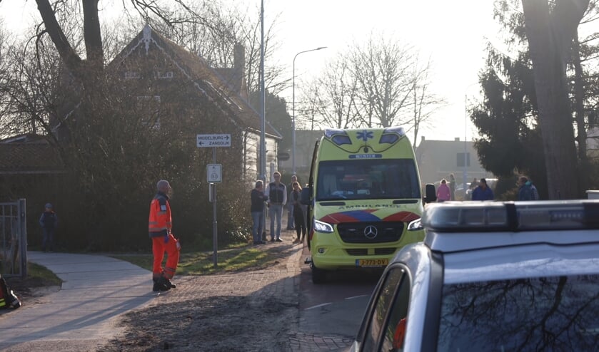 Er kwamen meerdere hulpdiensten ter plaatse.