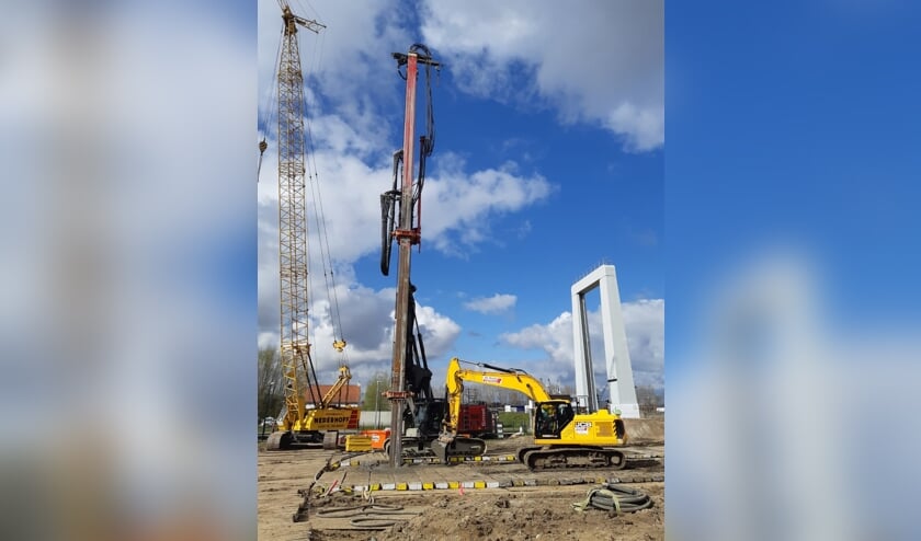 werkzaamheden zoetwaterinlaat Roode Vaart in Moerdijk