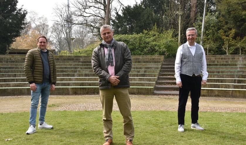 <p>Richard van der Zijden, Toine Theunis en Jan-Hein Sloesen</p>